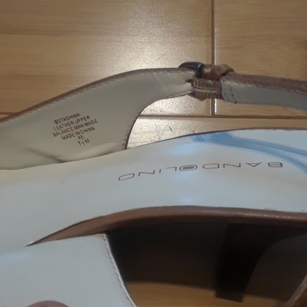 Badolino beige leather slingback - Picture 2 of 5